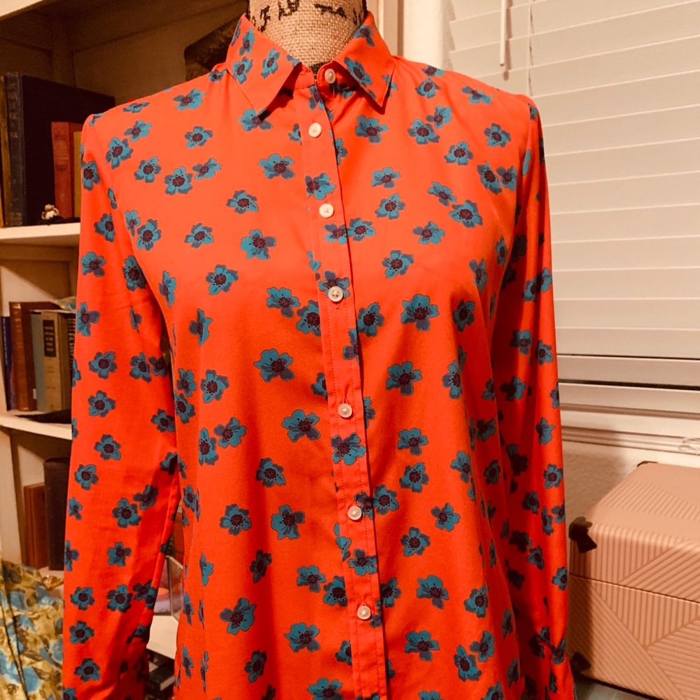 Cool floral blouse